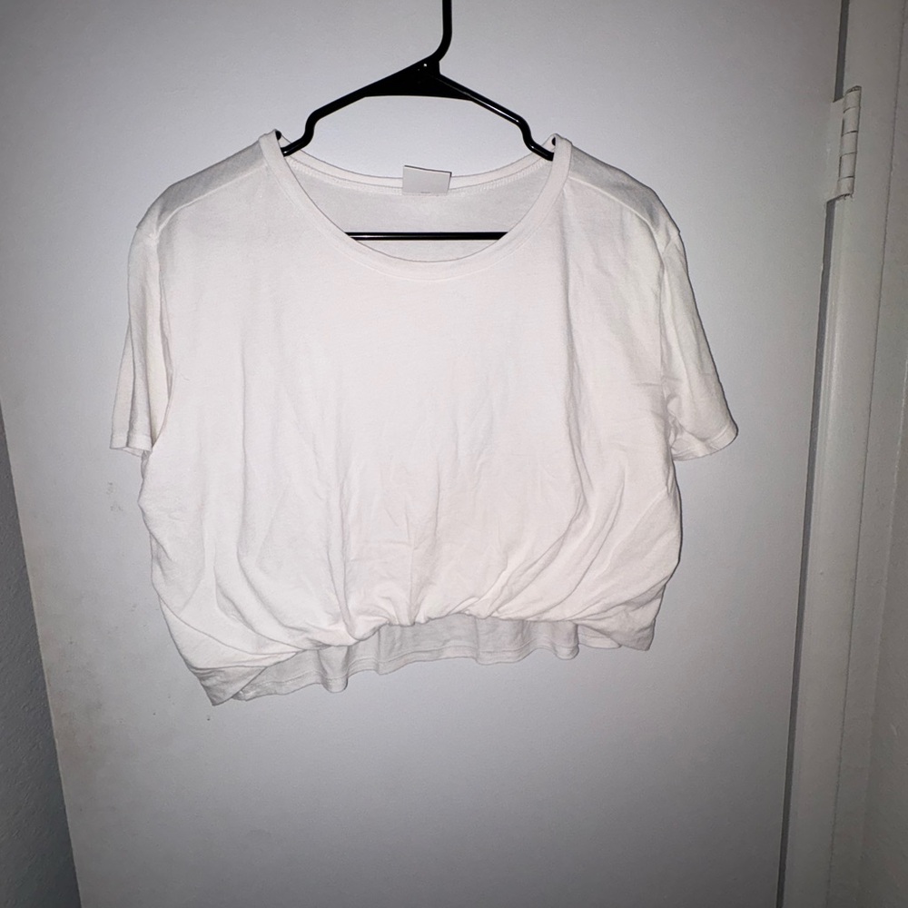 Abound White Crop Top
